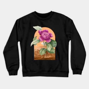 Floral Landscape Camellia Crewneck Sweatshirt